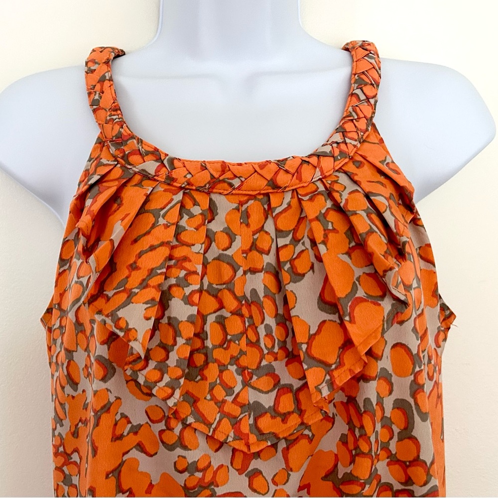 Banana Republic Orange Print Top